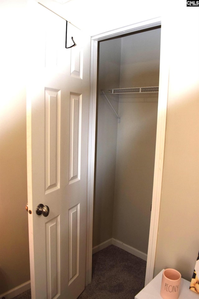 view of closet