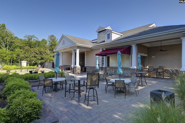 view of patio / terrace featuring outdoor dining area