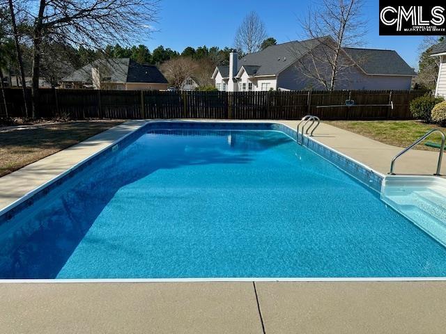 view of pool with a fenced in pool and a fenced backyard