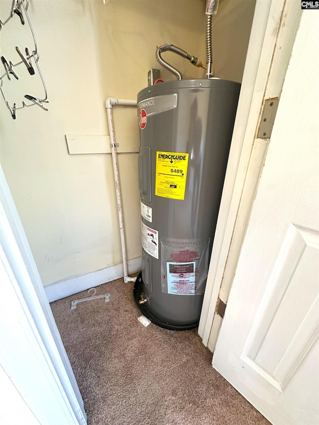 utilities featuring electric water heater