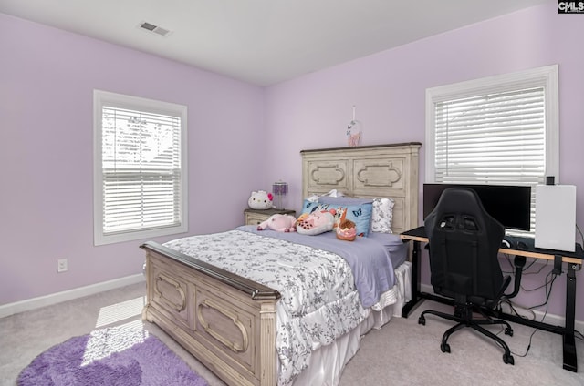 263 Compass Trl, Blythewood, SC 29016 - bedroom featuring light carpet, visible vents, and baseboards