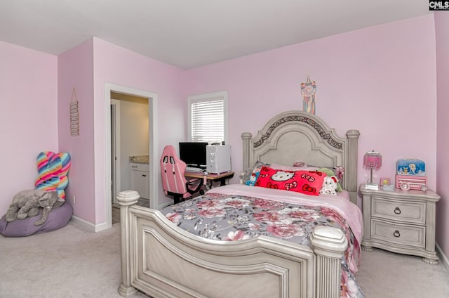 263 Compass Trl, Blythewood, SC 29016 - carpeted bedroom featuring baseboards and ensuite bathroom