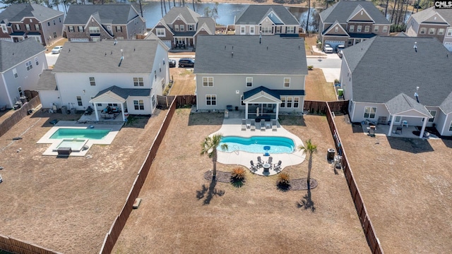 263 Compass Trl, Blythewood, SC 29016 - birds eye view of property featuring a residential view