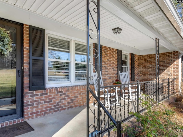 view of patio / terrace featuring a porch