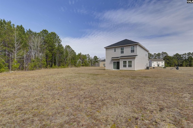 view of back of property