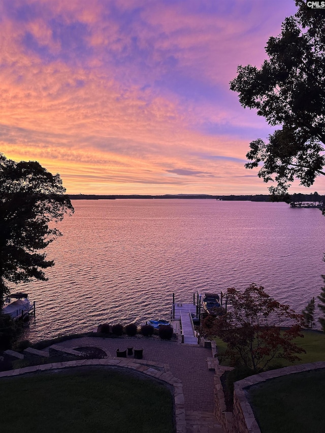 1230 Putnam Dr, Chapin, SC 29036 - view of water feature featuring a dock