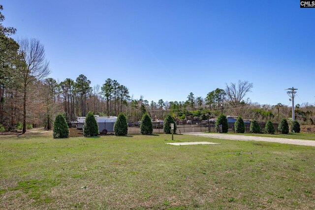 view of home's community featuring a lawn