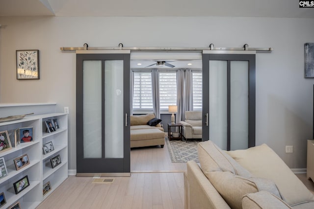 bedroom with wood finished floors