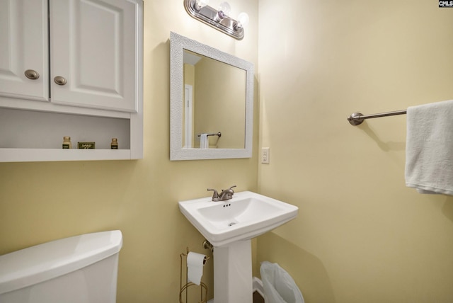 bathroom with toilet