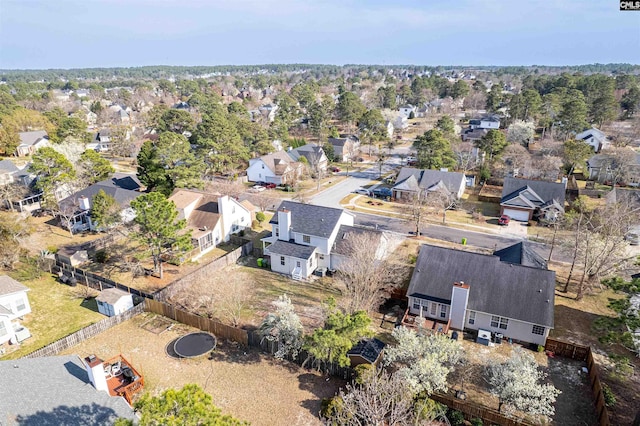 birds eye view of property featuring a residential view