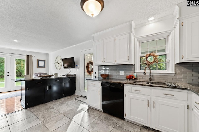 164 Carriageton Dr, Orangeburg, SC 29115 - kitchen featuring a wealth of natural light, black dishwasher, and ornamental molding