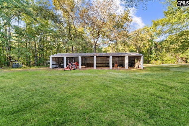 164 Carriageton Dr, Orangeburg, SC 29115 - view of pole building featuring a lawn