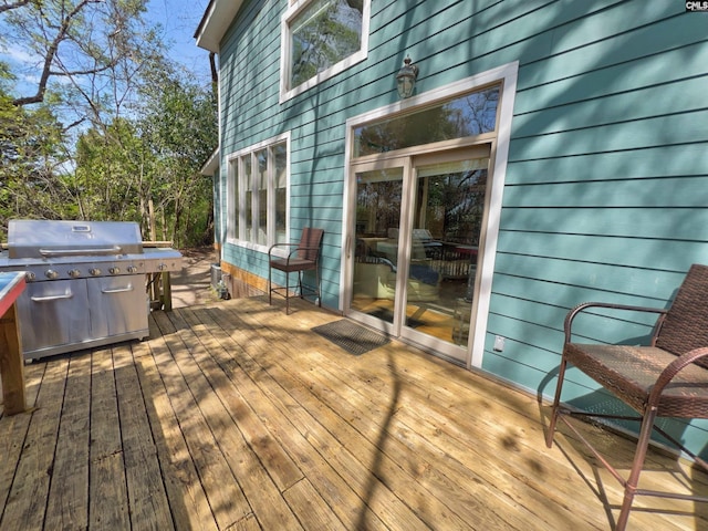 541 Georgia St, Columbia, SC 29201 - deck featuring a grill