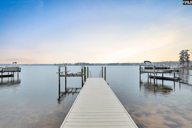 536 Yachting Rd, Lexington, SC 29072 - dock area with boat lift and a water view