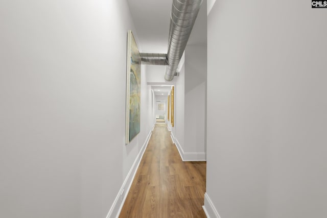 536 Yachting Rd, Lexington, SC 29072 - hallway with baseboards and wood finished floors
