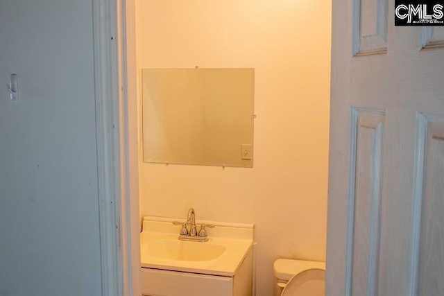 212/210 Nash Rd, Bishopville, SC 29010 - half bathroom with toilet and vanity