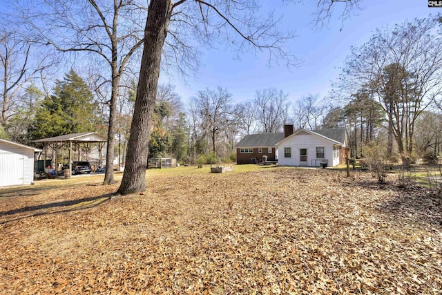 view of yard