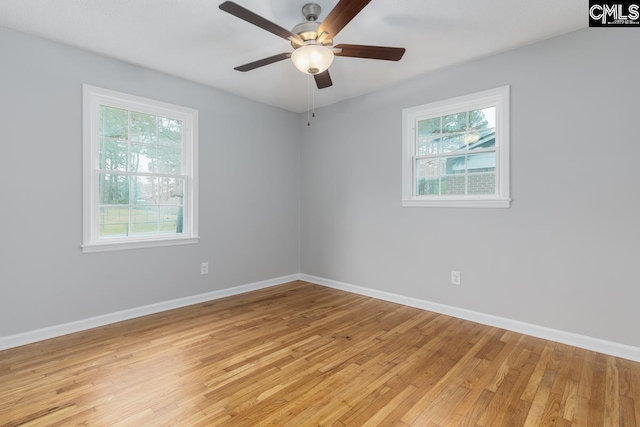 4104 Candlelite Dr, Columbia, SC 29209 - unfurnished room featuring baseboards, light wood-type flooring, and a healthy amount of sunlight