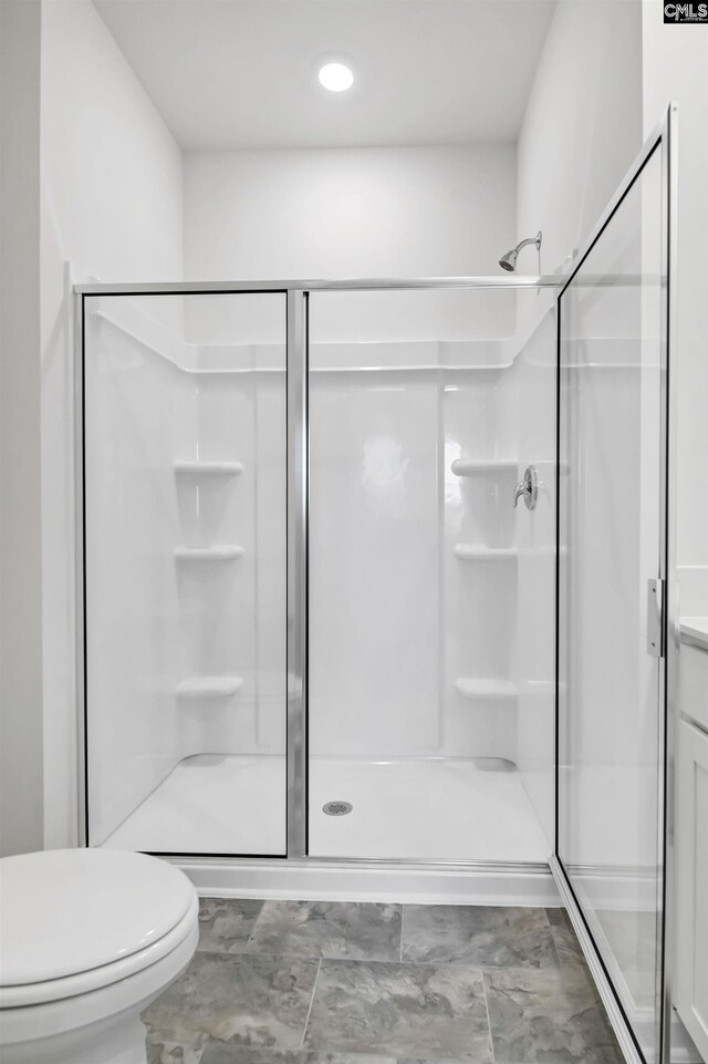 130 Shumard Ct, Columbia, SC 29203 - bathroom with toilet and a stall shower