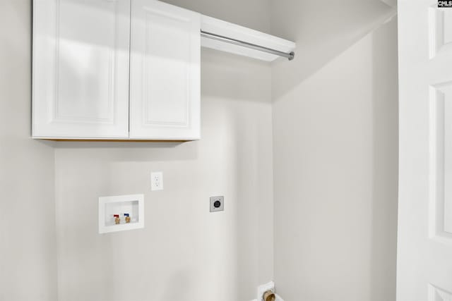 1827 Lake Carolina Dr, Columbia, SC 29229 - washroom featuring washer hookup, cabinet space, and hookup for an electric dryer