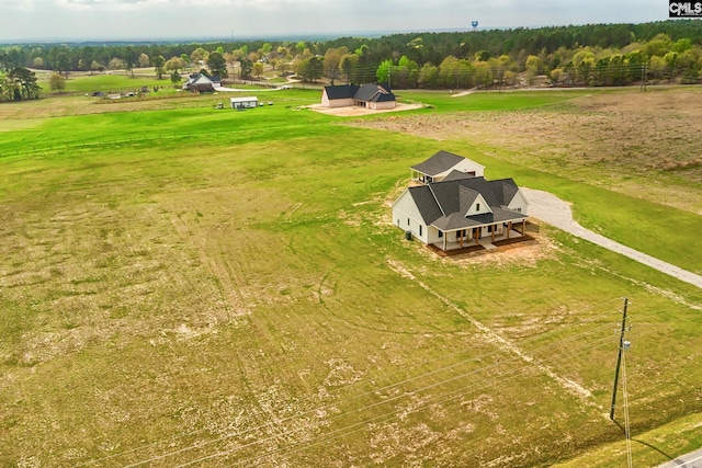 1291 Brewer Springs Rd, Camden, SC 29020 - bird's eye view with a rural view