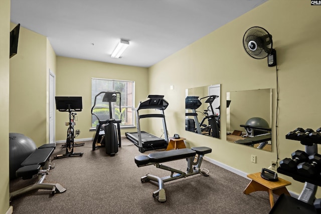 900 Taylor St Unit 201, Columbia, SC 29201 - gym featuring baseboards