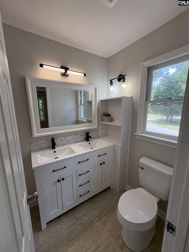 17 Sweet Branch Ct, Columbia, SC 29212 - bathroom with double vanity and toilet