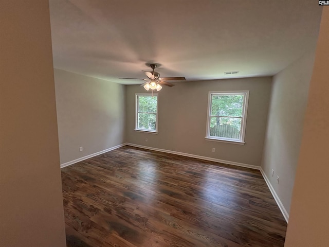 17 Sweet Branch Ct, Columbia, SC 29212 - empty room featuring ceiling fan and dark wood-style flooring