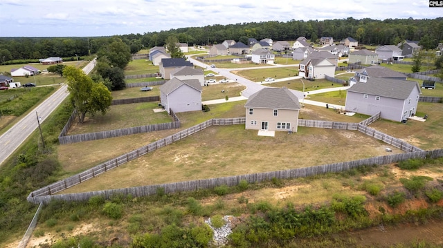 drone / aerial view featuring a residential view