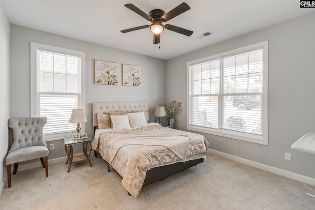 232 Compass Trl, Blythewood, SC 29016 - carpeted bedroom featuring baseboards, multiple windows, and visible vents