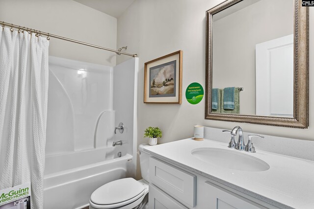 218 Secretariat St, Lexington, SC 29073 - bathroom with shower / bath combo with shower curtain, vanity, and toilet