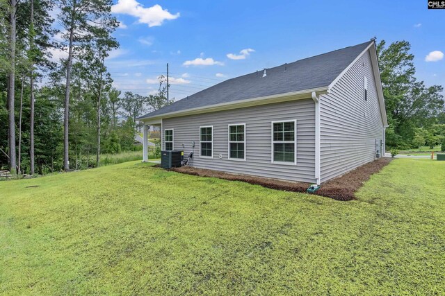 218 Secretariat St, Lexington, SC 29073 - rear view of house with a yard and cooling unit