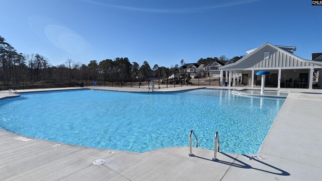 218 Secretariat St, Lexington, SC 29073 - pool with fence and a patio