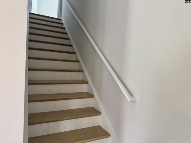 view of stairs