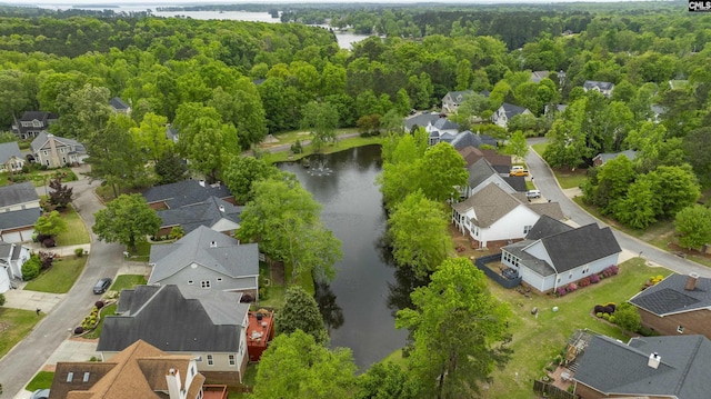 124 Pond Edge Ln, Chapin, SC 29036 - aerial view with a residential view and a water view