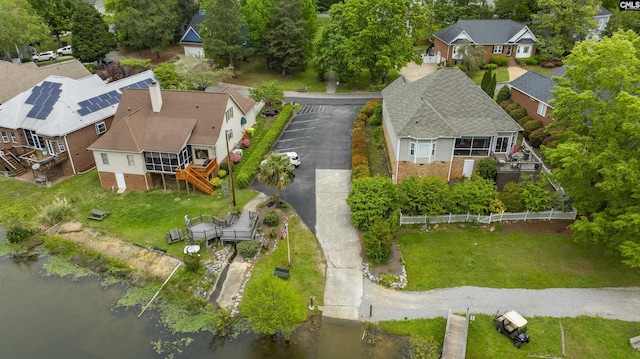 124 Pond Edge Ln, Chapin, SC 29036 - bird's eye view with a residential view and a water view