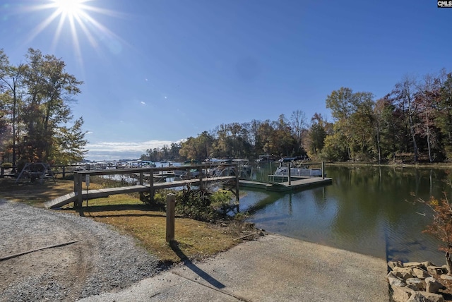 124 Pond Edge Ln, Chapin, SC 29036 - view of dock with a water view