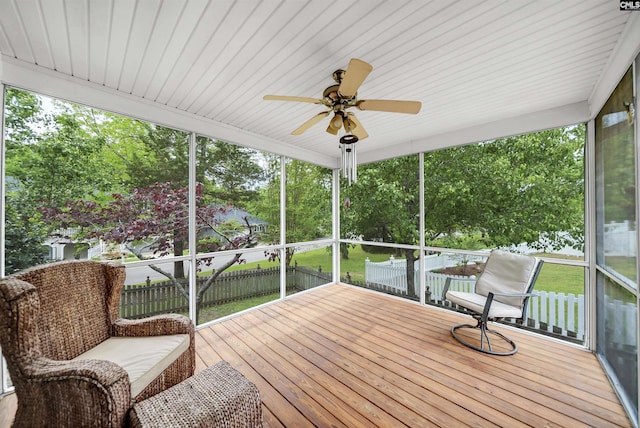 124 Pond Edge Ln, Chapin, SC 29036 - sunroom / solarium with a ceiling fan