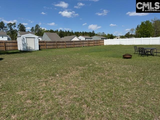 41 Carlisle Ln, Camden, SC 29020 - view of yard featuring a shed and an outbuilding