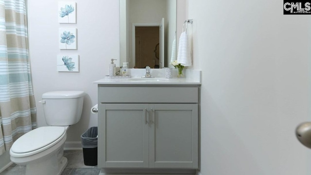 118A Willow Creek Blvd, Lugoff, SC 29078 - bathroom with toilet, vanity, and baseboards