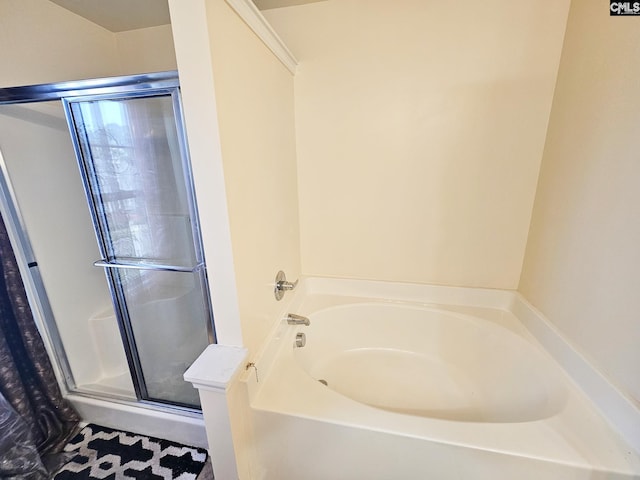 56 Kimpton Dr, Elgin, SC 29045 - bathroom with a stall shower and a garden tub