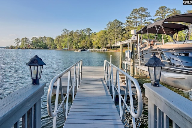 209 Mariannas Ct, Lexington, SC 29072 - view of dock featuring a water view