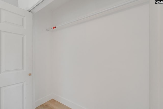 interior space featuring light wood-type flooring