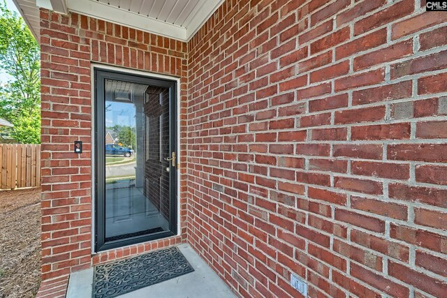 113 Wild Spring Rd, Lexington, SC 29072 - doorway to property with brick siding and fence