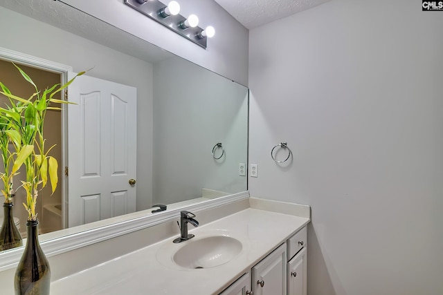 113 Wild Spring Rd, Lexington, SC 29072 - bathroom featuring a textured ceiling and vanity