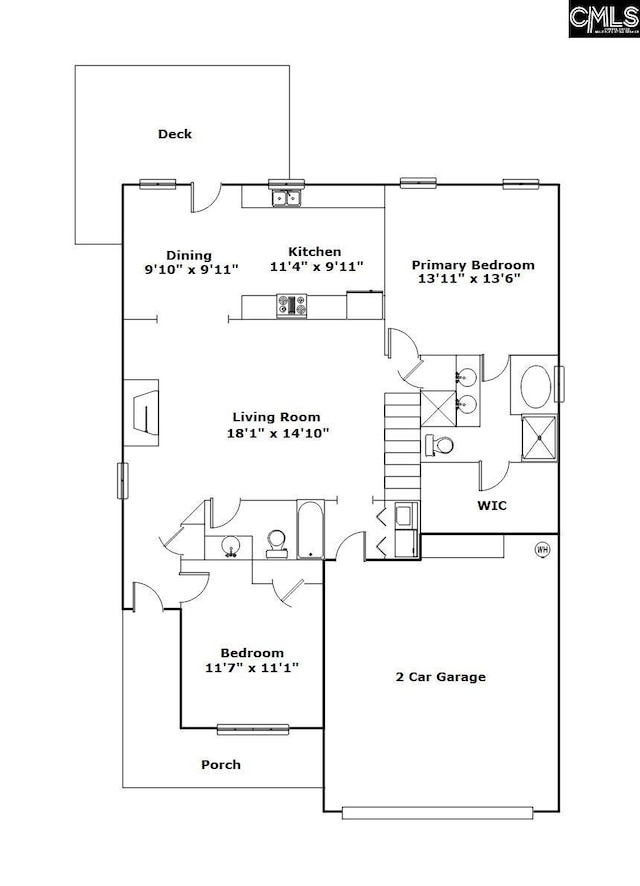 113 Wild Spring Rd, Lexington, SC 29072 - view of layout