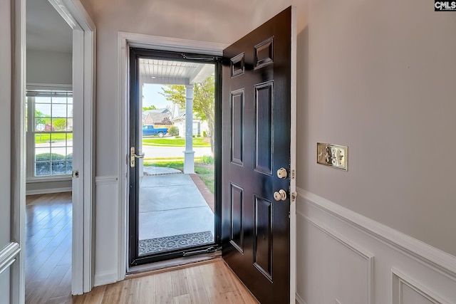 113 Wild Spring Rd, Lexington, SC 29072 - entryway with wood finished floors and a healthy amount of sunlight