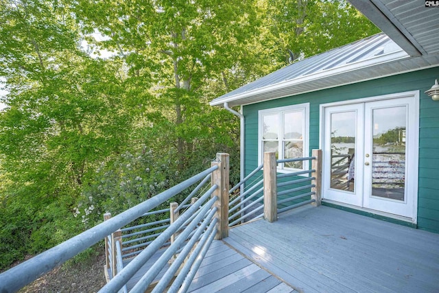 1724 Gold Nugget Pt, Prosperity, SC 29127 - view of wooden deck