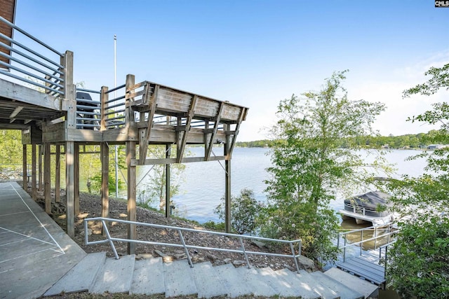 1724 Gold Nugget Pt, Prosperity, SC 29127 - dock area featuring a water view