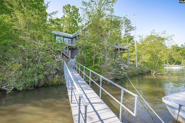 1724 Gold Nugget Pt, Prosperity, SC 29127 - dock area with a water view